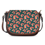 Camping Tent Pattern Print Saddle Bag