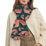 Camping Tent Pattern Print Scarf
