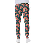 Camping Tent Pattern Print Scuba Joggers