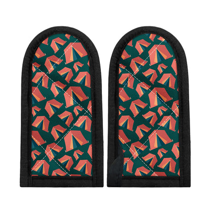 Camping Tent Pattern Print Skillet Handle Cover