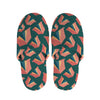 Camping Tent Pattern Print Slippers