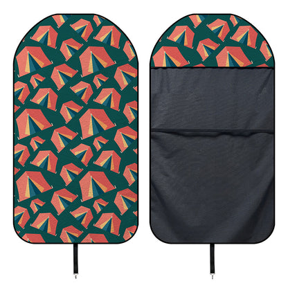 Camping Tent Pattern Print Waterproof Car Seat Cover