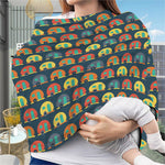 Camping Van Pattern Print Baby Seat Cover