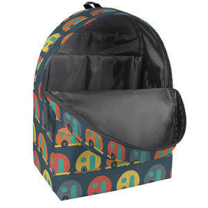 Camping Van Pattern Print Backpack