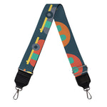 Camping Van Pattern Print Bag Strap
