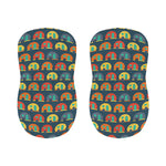 Camping Van Pattern Print Bar Stool Covers
