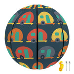 Camping Van Pattern Print Basketball