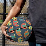 Camping Van Pattern Print Basketball