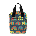 Camping Van Pattern Print Bible Tote Bag