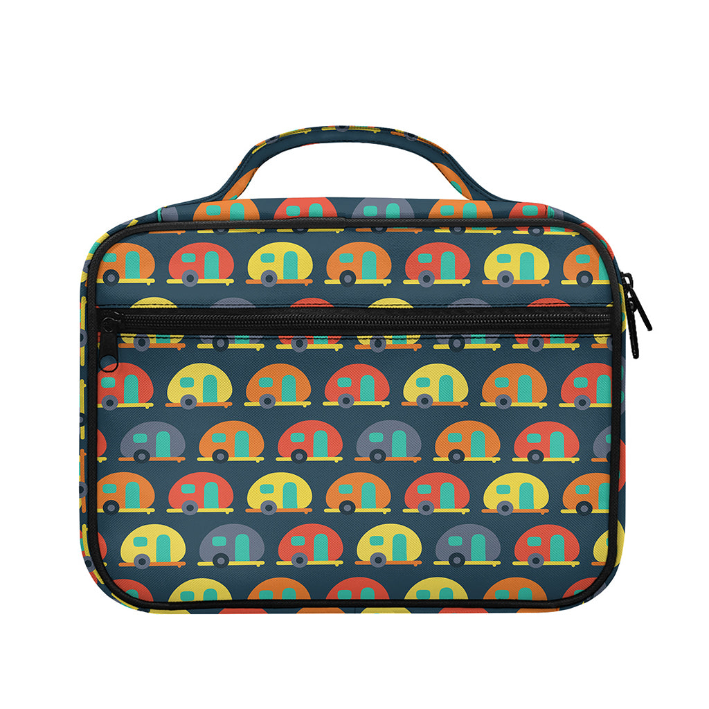 Camping Van Pattern Print Briefcase Bible Bag