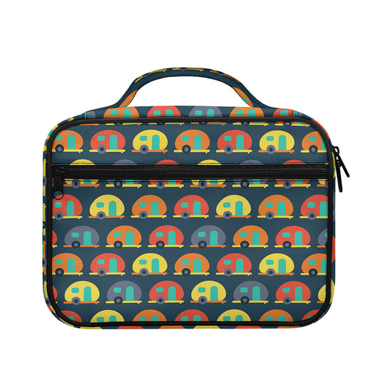 Camping Van Pattern Print Briefcase Bible Bag