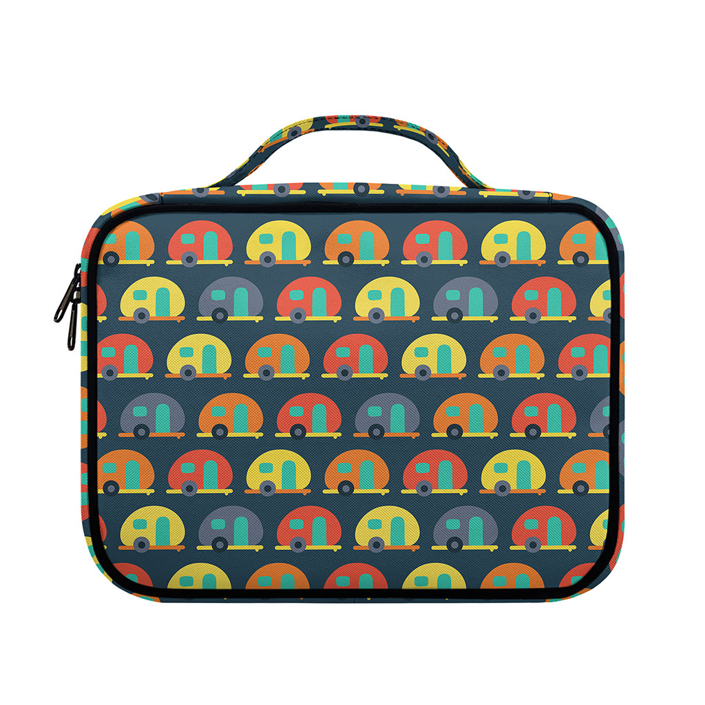 Camping Van Pattern Print Briefcase Bible Bag