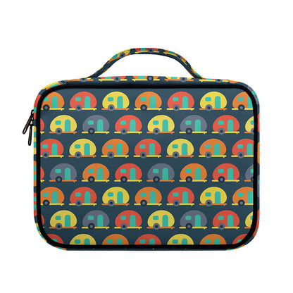 Camping Van Pattern Print Briefcase Bible Bag