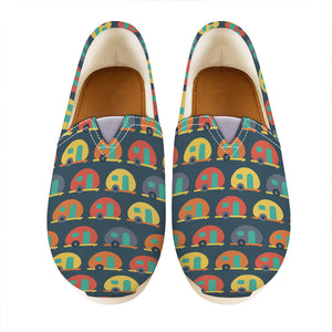 Camping Van Pattern Print Casual Shoes