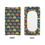 Camping Van Pattern Print Changing Pad Cover