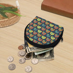 Camping Van Pattern Print Coin Purse