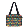 Camping Van Pattern Print Double Strap Bible Bag