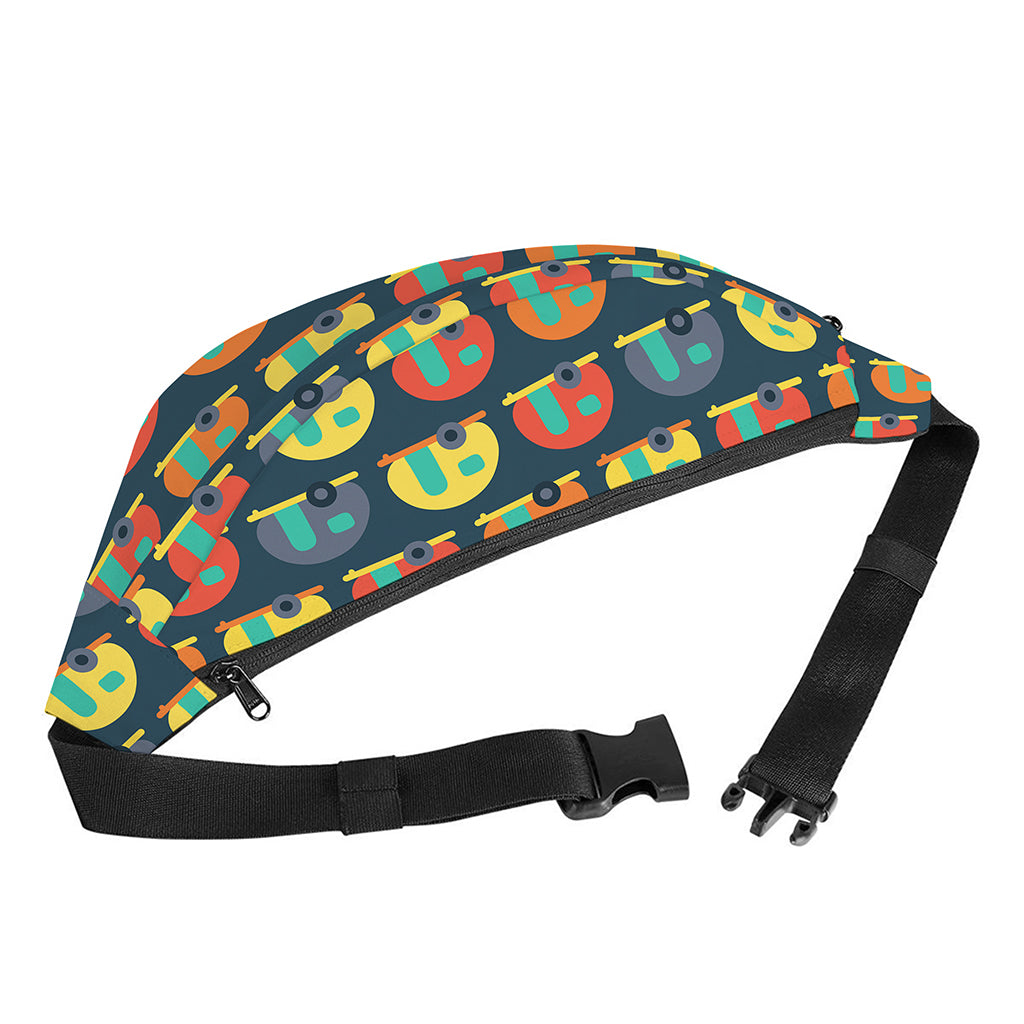 Camping Van Pattern Print Fanny Pack