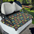 Camping Van Pattern Print Golf Cart Seat Cover