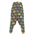 Camping Van Pattern Print Hammer Pants