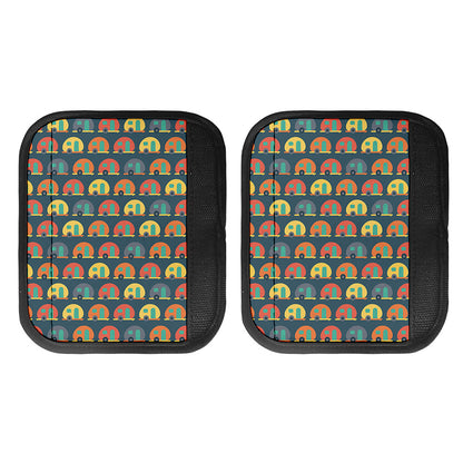 Camping Van Pattern Print Handle Covers