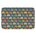Camping Van Pattern Print Indoor Door Mat
