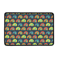 Camping Van Pattern Print Kitchen Mat