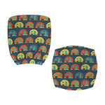 Camping Van Pattern Print Office Chair Cover