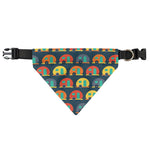 Camping Van Pattern Print Over The Collar Dog Bandana