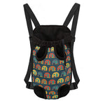 Camping Van Pattern Print Pet Carrier Backpack
