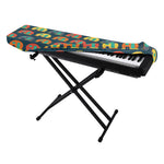 Camping Van Pattern Print Piano Keyboard Cover