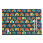 Camping Van Pattern Print Placemat