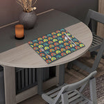 Camping Van Pattern Print Placemat