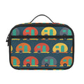 Camping Van Pattern Print Portable Lunch Bag