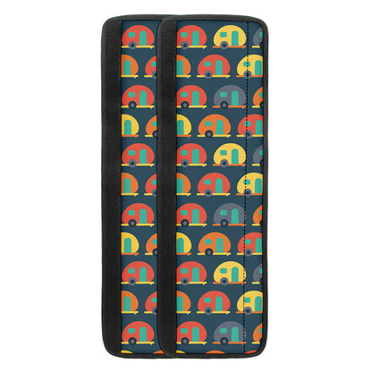 Camping Van Pattern Print Refrigerator Handle Covers