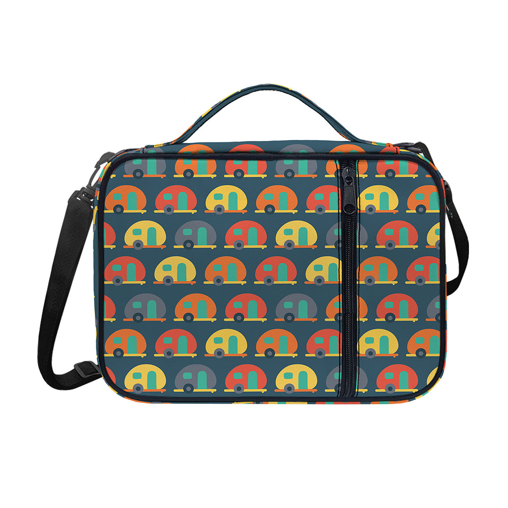 Camping Van Pattern Print Shoulder Strap Bible Bag