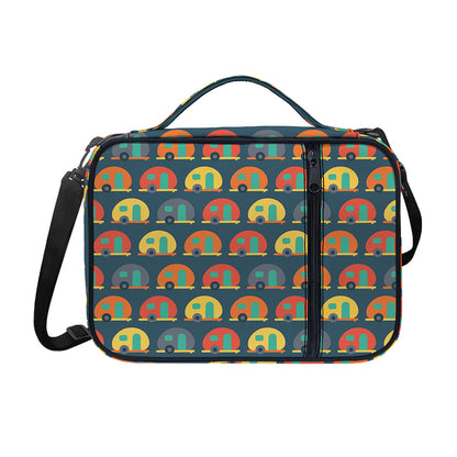 Camping Van Pattern Print Shoulder Strap Bible Bag