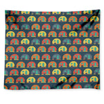 Camping Van Pattern Print Tapestry