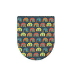 Camping Van Pattern Print Toilet Lid Cover