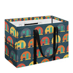 Camping Van Pattern Print Utility Tote Bag