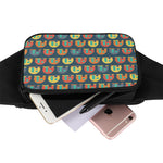 Camping Van Pattern Print Waist Bag