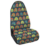 Camping Van Pattern Print Waterproof Car Seat Cover