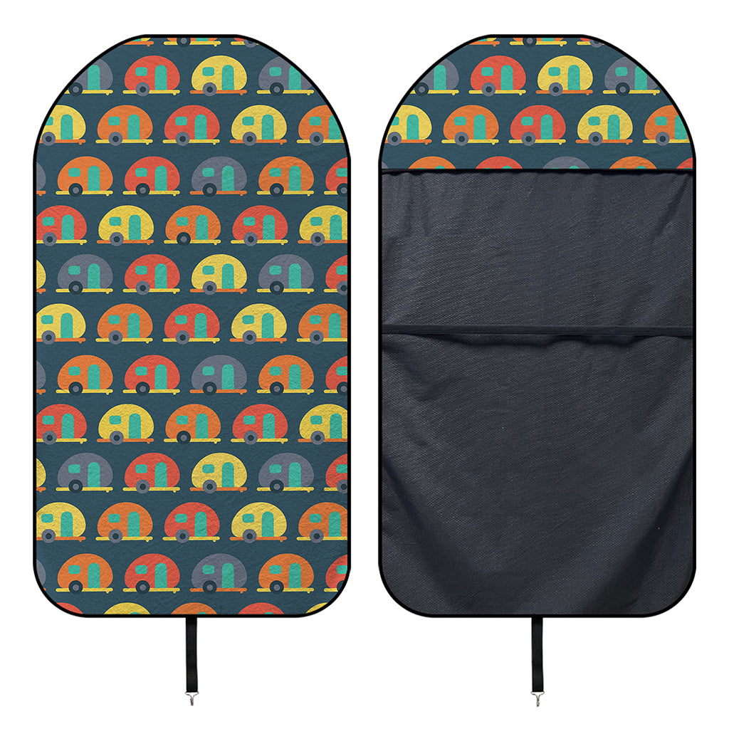Camping Van Pattern Print Waterproof Car Seat Cover