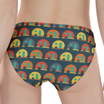 Camping Van Pattern Print Women's Panties