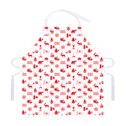 Canada Country Pattern Print Adjustable Apron