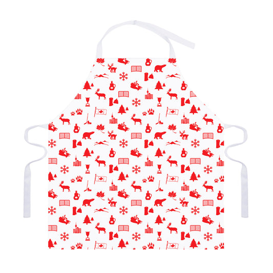 Canada Country Pattern Print Adjustable Apron