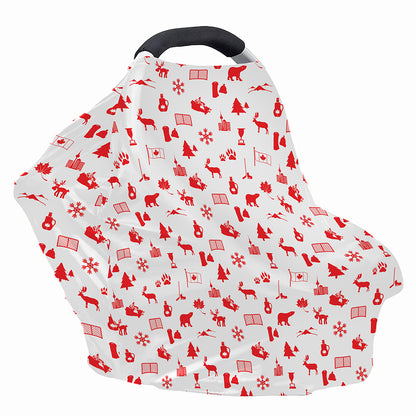 Canada Country Pattern Print Baby Seat Cover