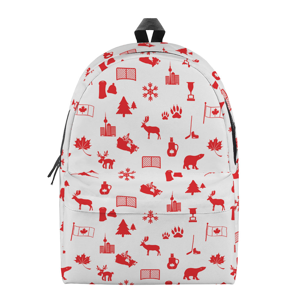 Canada Country Pattern Print Backpack