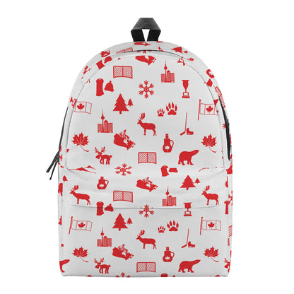 Canada Country Pattern Print Backpack