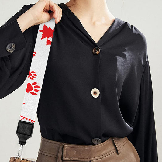 Canada Country Pattern Print Bag Strap